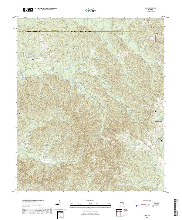 Bashi topographic map thumbnail
