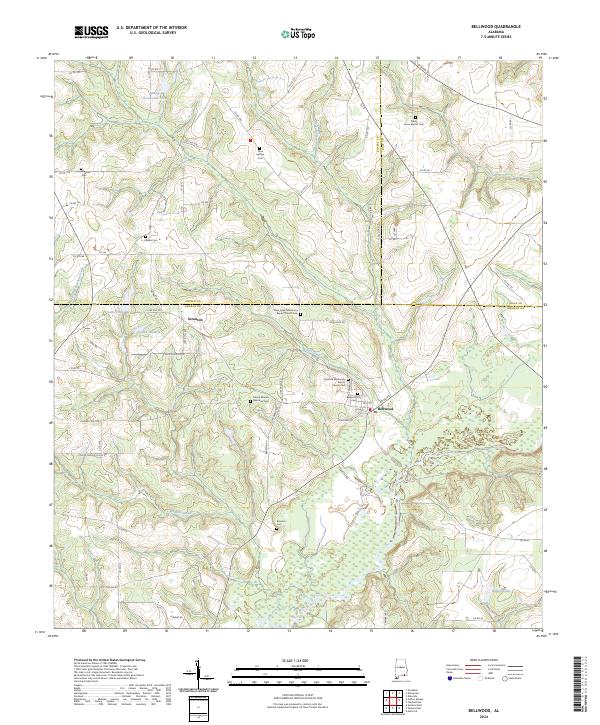 Bellwood topographic map thumbnail