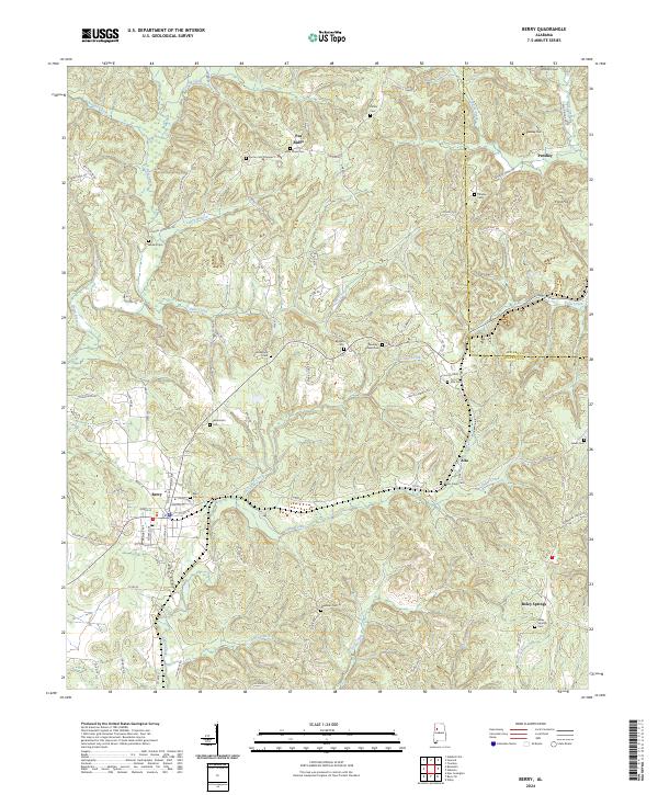 Berry topographic map thumbnail
