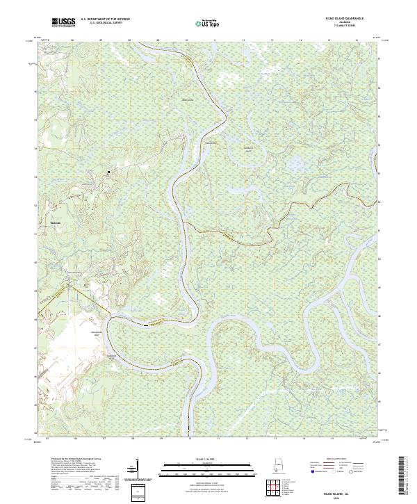 Bilbo Island topographic map thumbnail