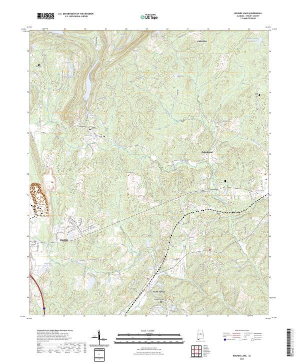 Bounds Lake topographic map thumbnail