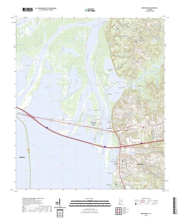 Bridgehead topographic map thumbnail