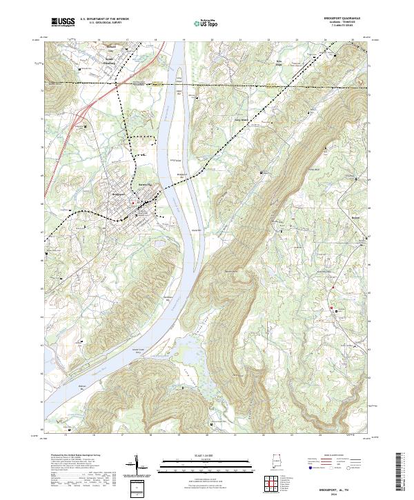 Bridgeport 2024 topographic map thumbnail