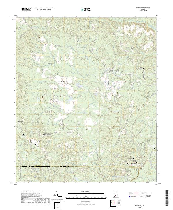 Brooklyn topographic map thumbnail