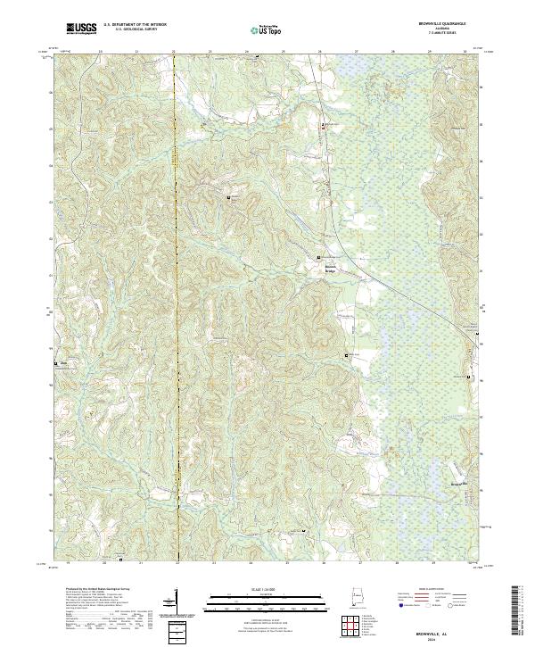 Brownville topographic map thumbnail