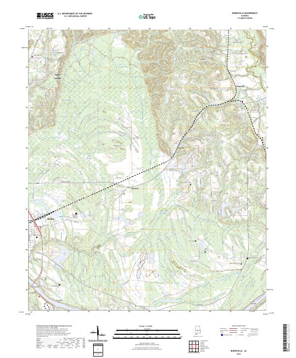 Burnsville topographic map thumbnail