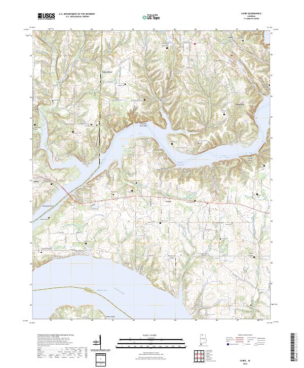Cairo topographic map thumbnail