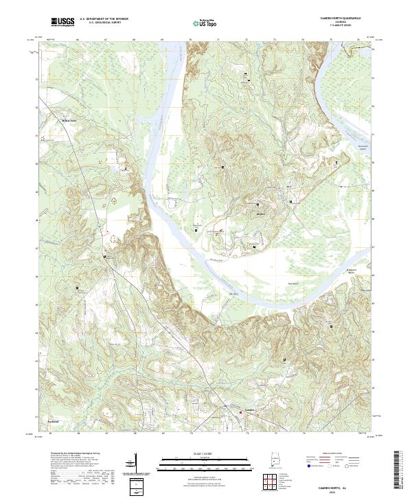 Camden North topographic map thumbnail
