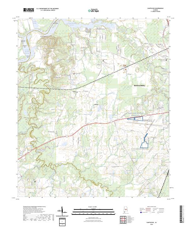 Cantelous topographic map thumbnail