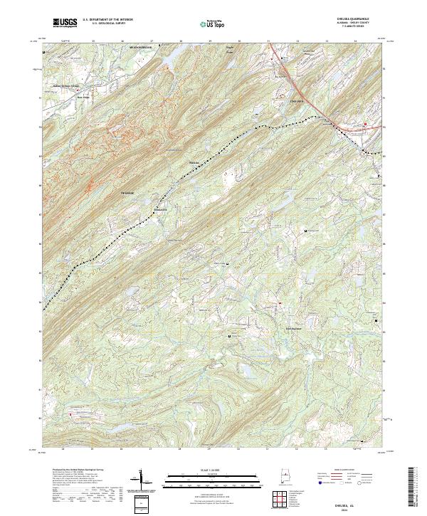 Chelsea topographic map thumbnail