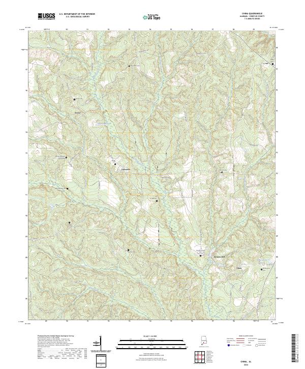 China topographic map thumbnail