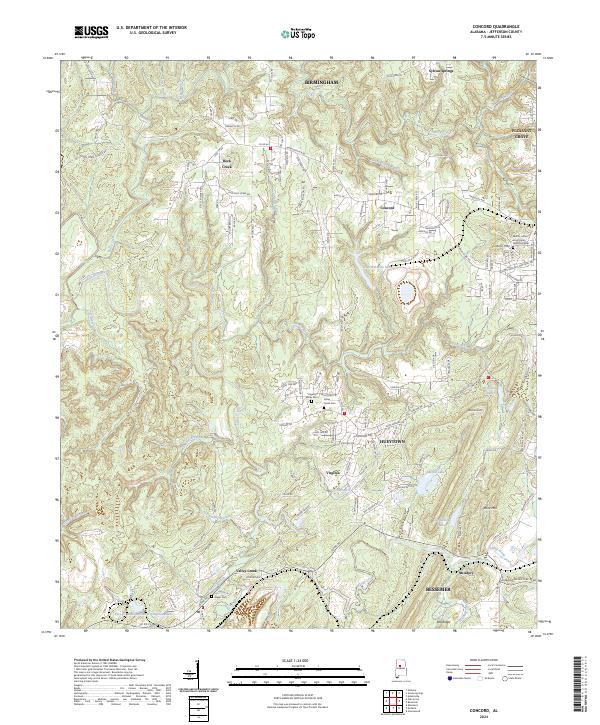 Concord topographic map thumbnail