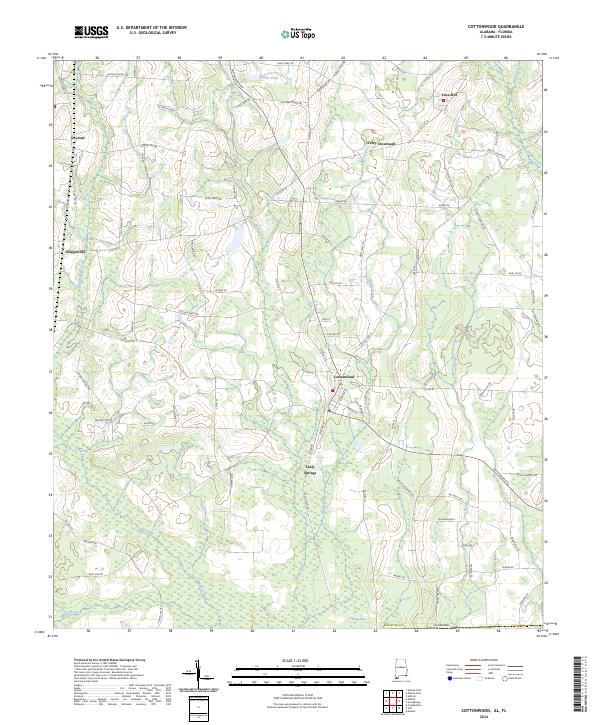 Cottonwood topographic map thumbnail