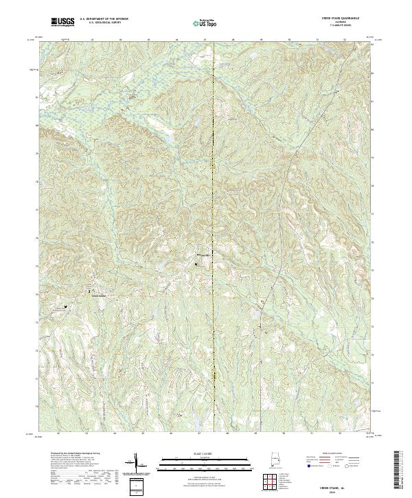 Creek Stand topographic map thumbnail
