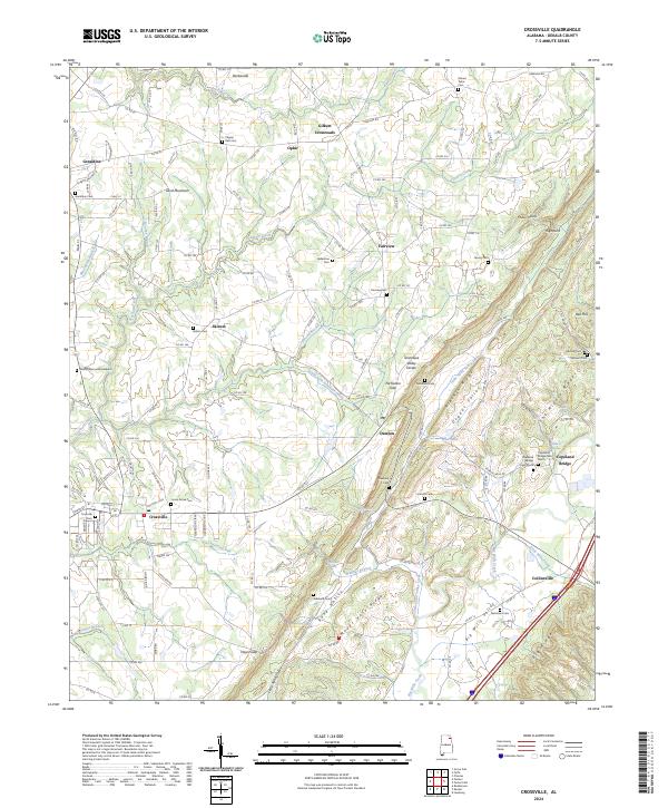 Crossville 2024 topographic map thumbnail