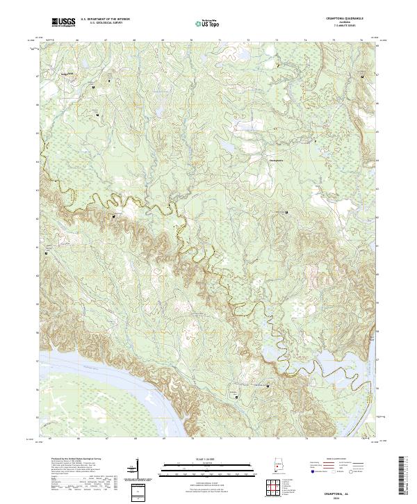 Crumptonia topographic map thumbnail