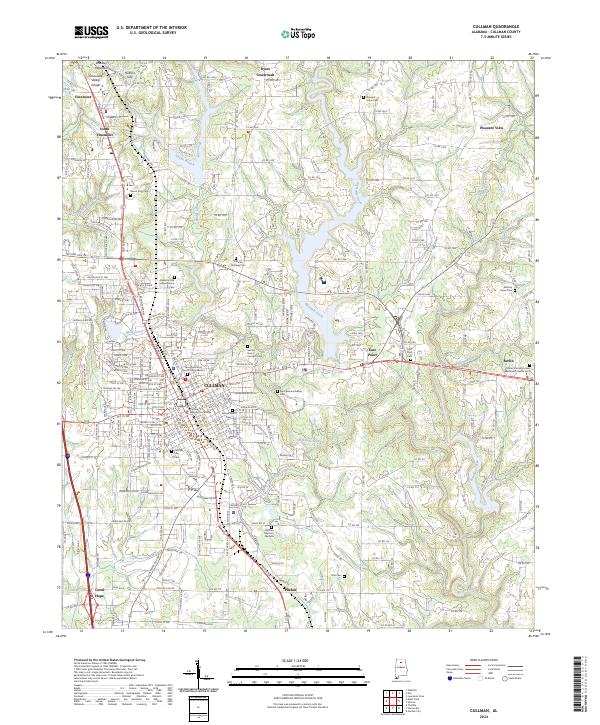 Cullman 2024 topographic map thumbnail