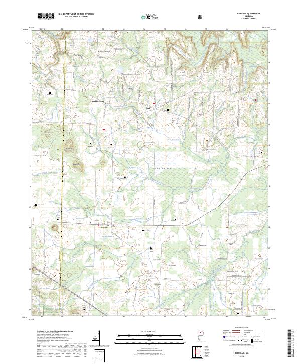 Danville topographic map thumbnail