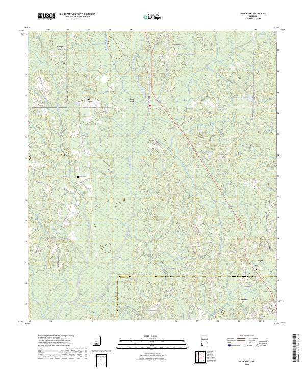 Deer Park topographic map thumbnail