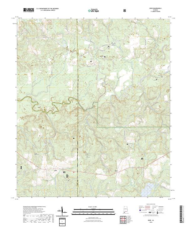 Dixie topographic map thumbnail