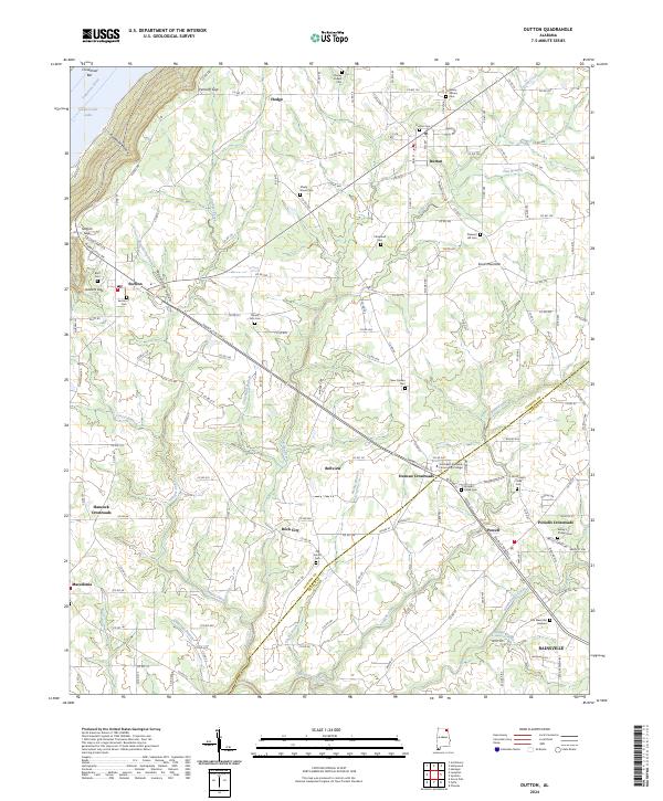 Dutton 2024 topographic map thumbnail
