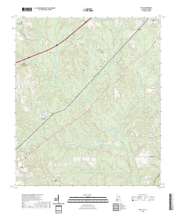 Dyas topographic map thumbnail