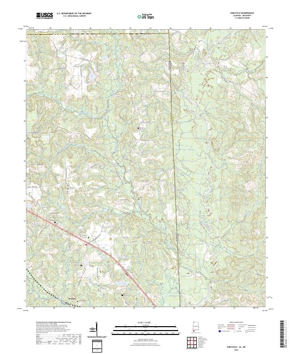 Earlville topographic map thumbnail