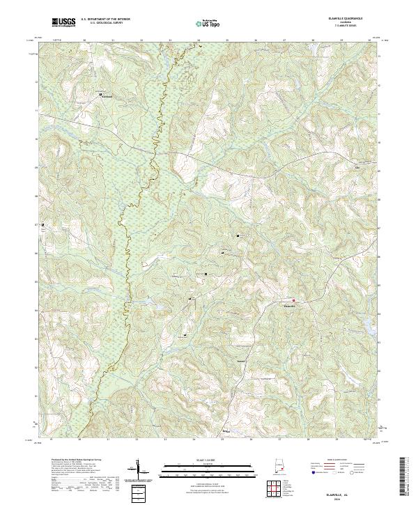 Elamville topographic map thumbnail