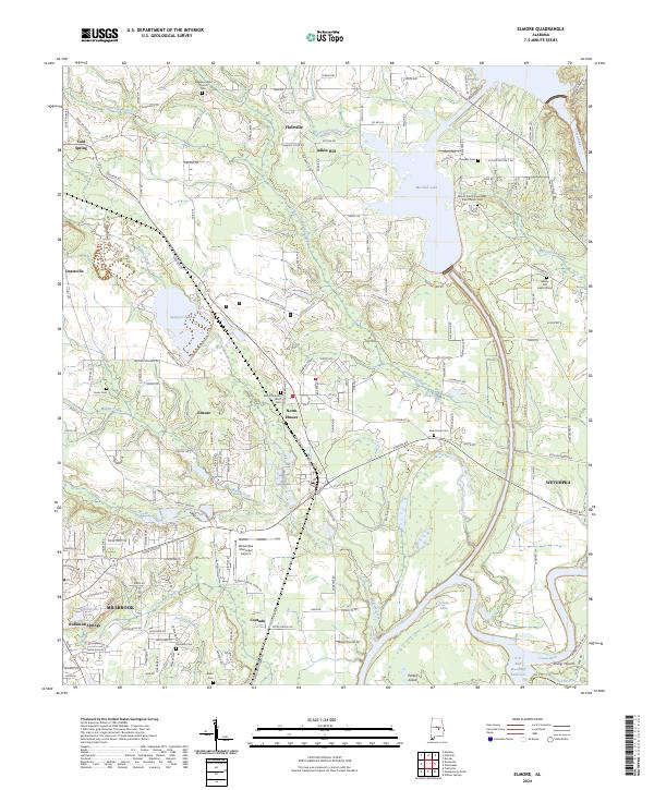 Elmore topographic map thumbnail