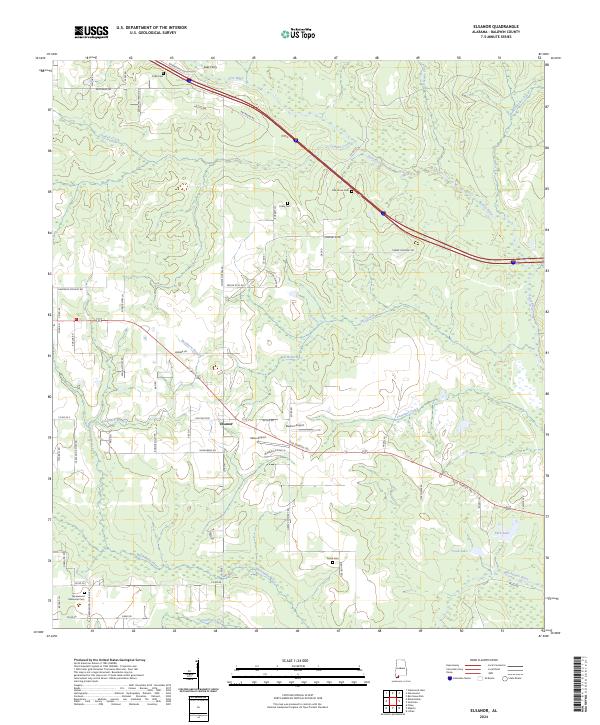 Elsanor topographic map thumbnail