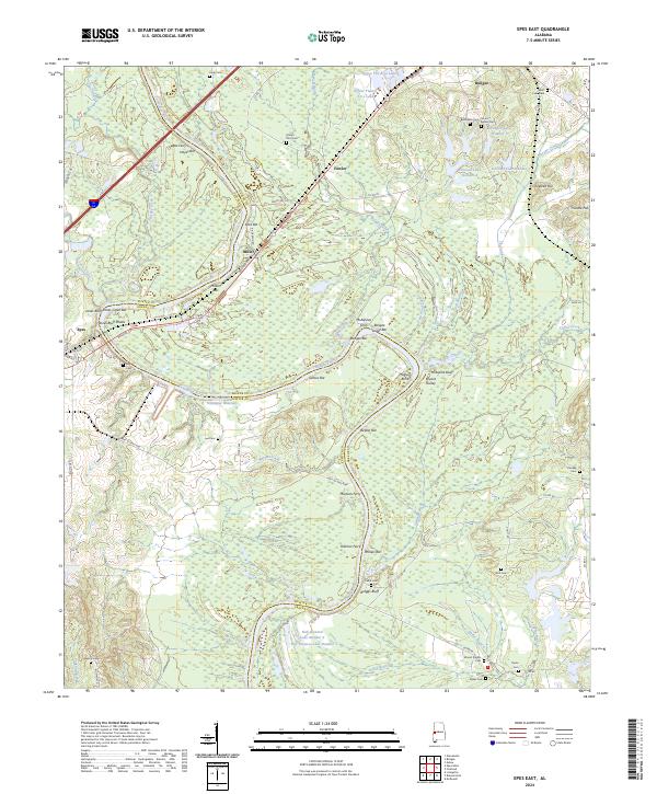 Epes East topographic map thumbnail
