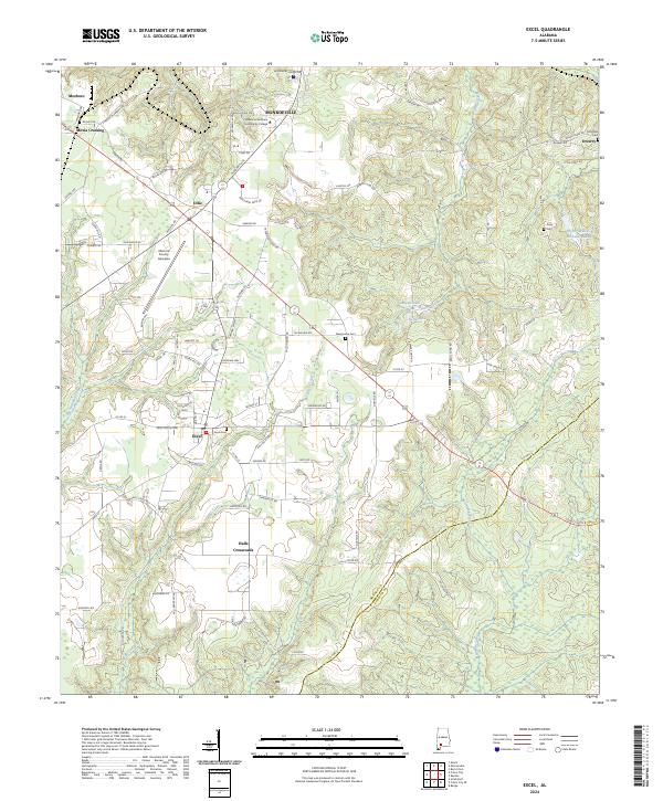 Excel topographic map thumbnail