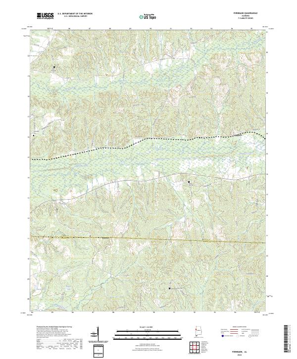 Fernbank topographic map thumbnail