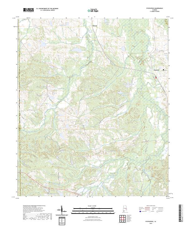 Fitzpatrick topographic map thumbnail