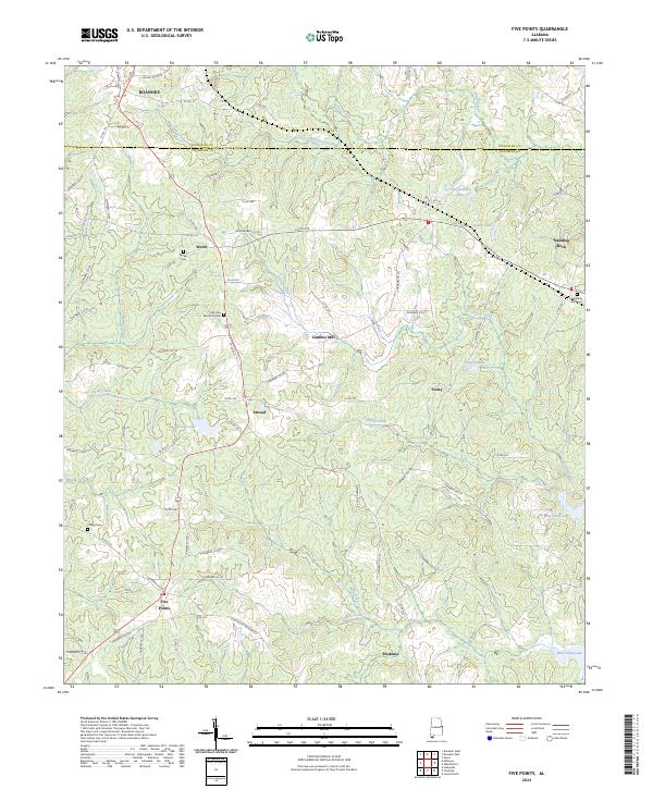 Five Points topographic map thumbnail
