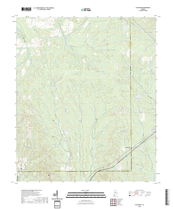 Flatwood topographic map thumbnail