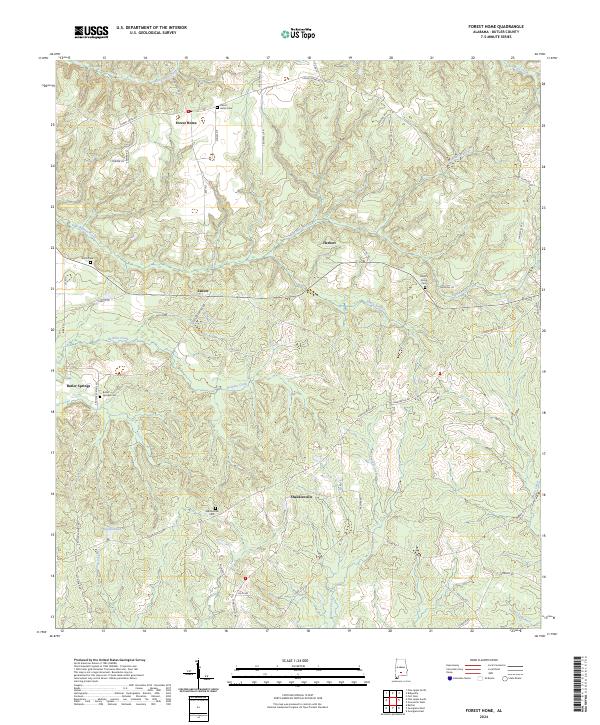 Forest Home topographic map thumbnail