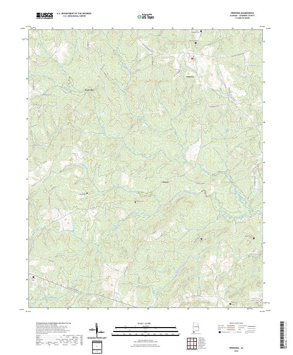 Fredonia topographic map thumbnail