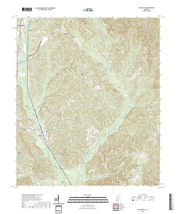 Fulton East topographic map thumbnail