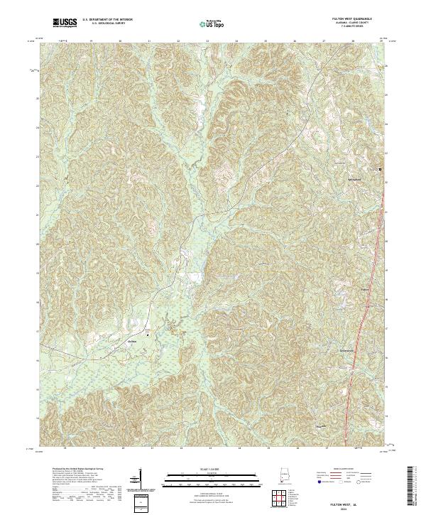 Fulton West topographic map thumbnail
