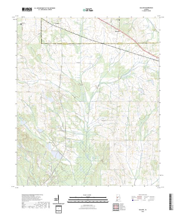 Gallion topographic map thumbnail