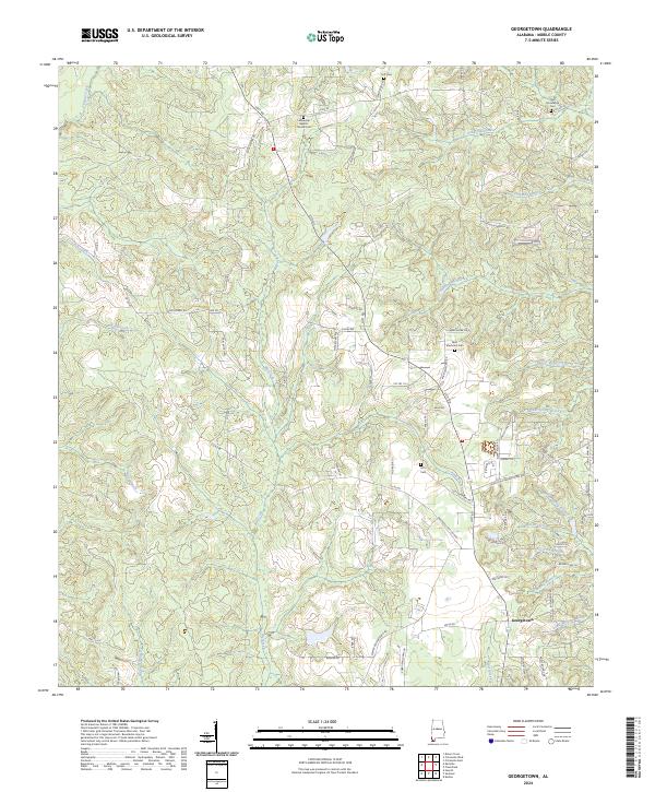 Georgetown topographic map thumbnail