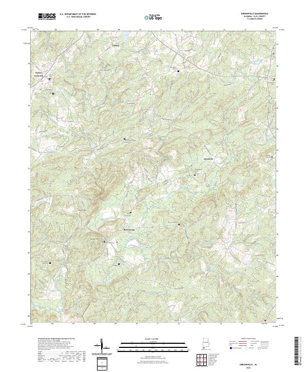 Gibsonville topographic map thumbnail