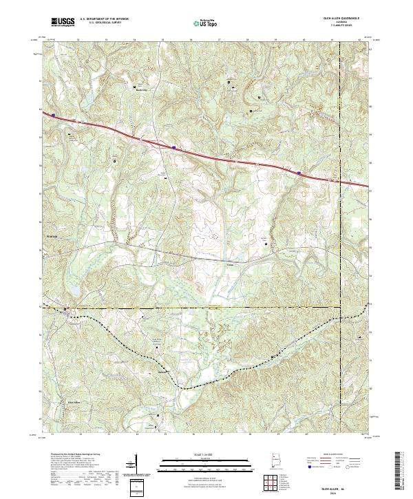 Glen Allen topographic map thumbnail