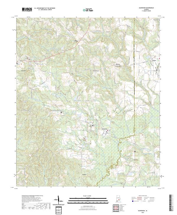 Glenwood topographic map thumbnail