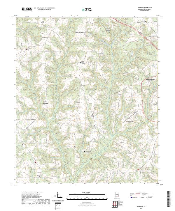 Goodman topographic map thumbnail