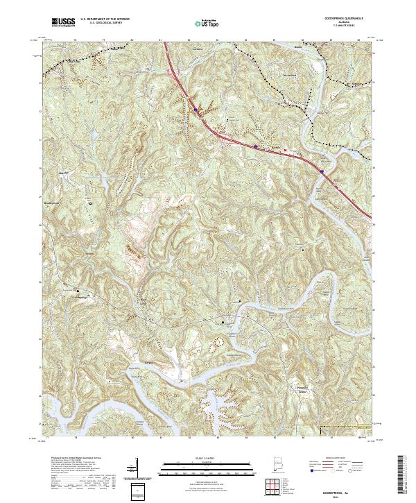 Goodsprings topographic map thumbnail