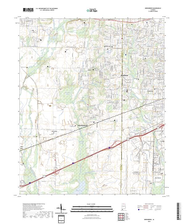 Greenbrier topographic map thumbnail