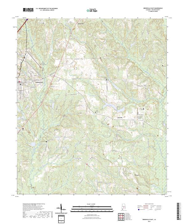 Greenville East topographic map thumbnail