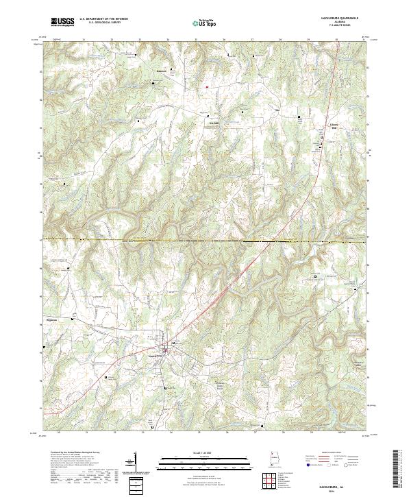 Hackleburg topographic map thumbnail